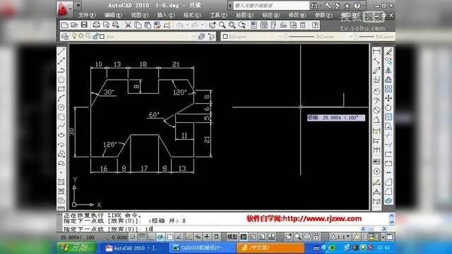 CAD教程 | CAD2023中的ARRAYPOLAR命令是用来进行极坐标阵列操作的。