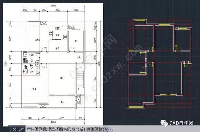 CAD教程 | 绘制CAD图纸中的门窗方法