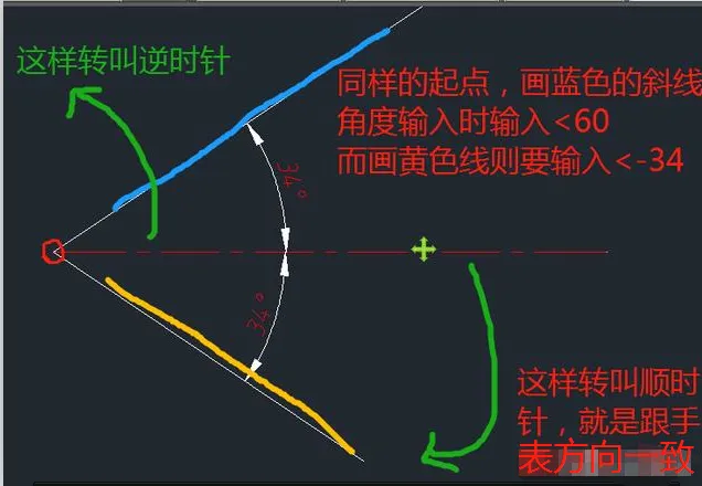 CAD教程 | CAD角度设置技巧