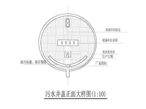 CAD教程 | 室外水表井盖尺寸图解优化